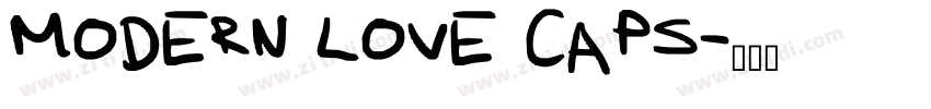 MODERN LOVE CAPS字体转换